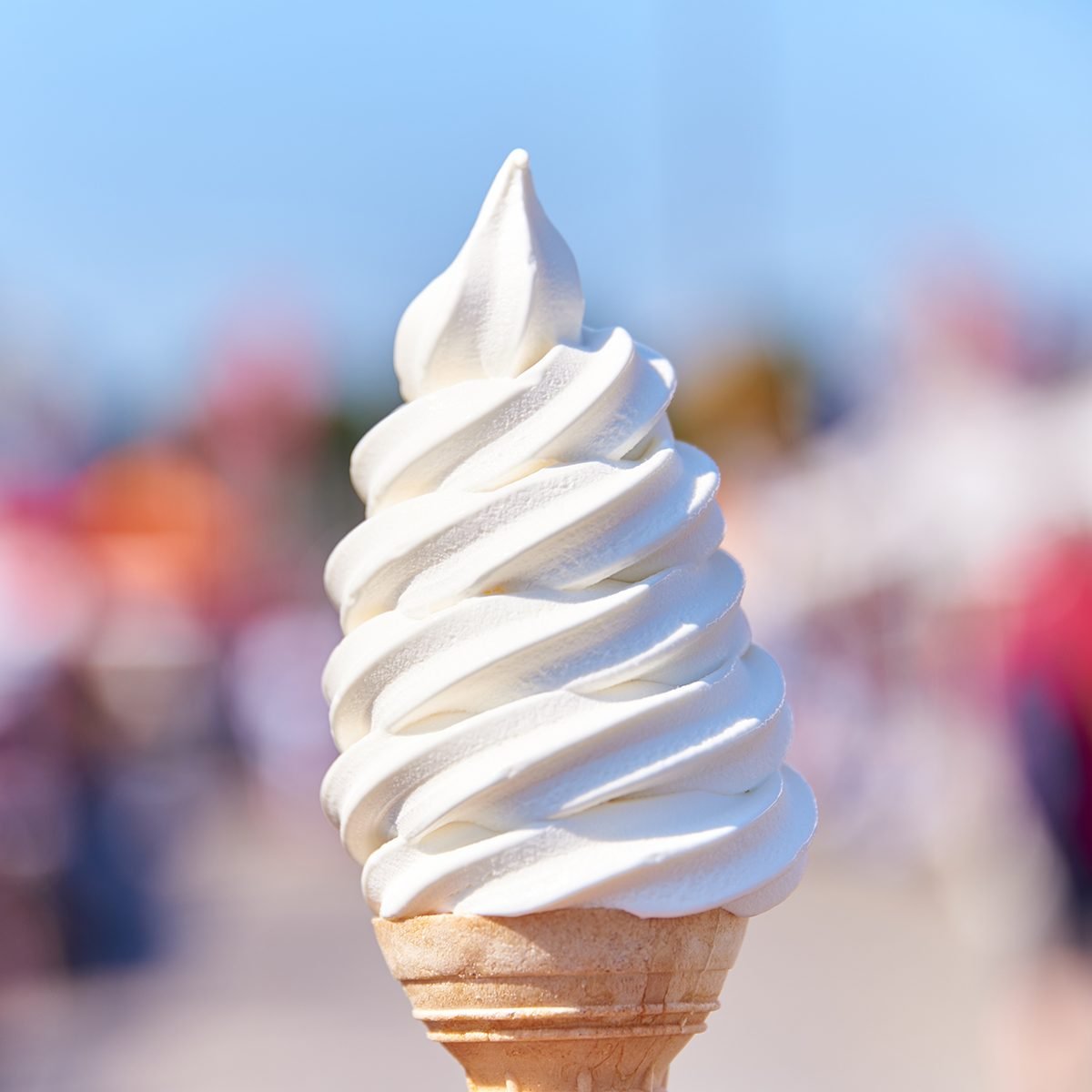 Picture of Soft Serve Ice Cream in a Cone